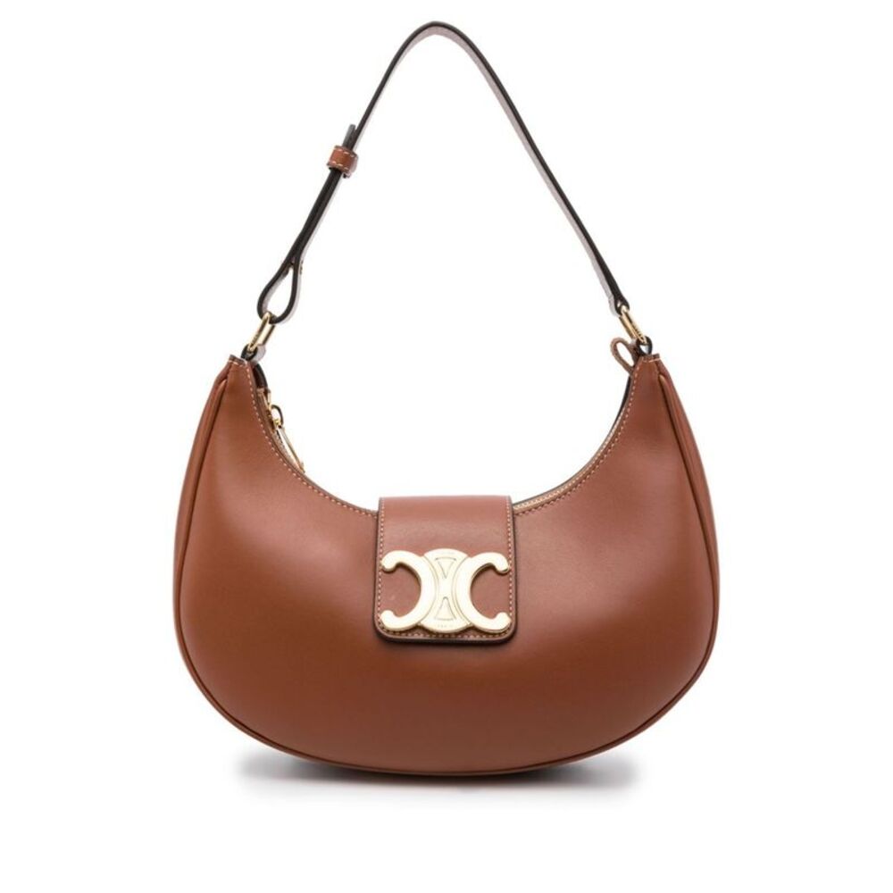 Celine Women Ava Medium Leather Shoulder Bag